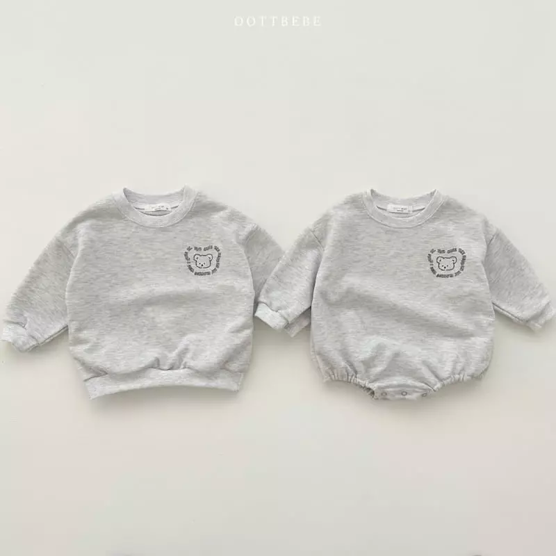 Oott Bebe - Korean Children Fashion - #kidsstore - Lettering Sweatshirt with Mom - 10