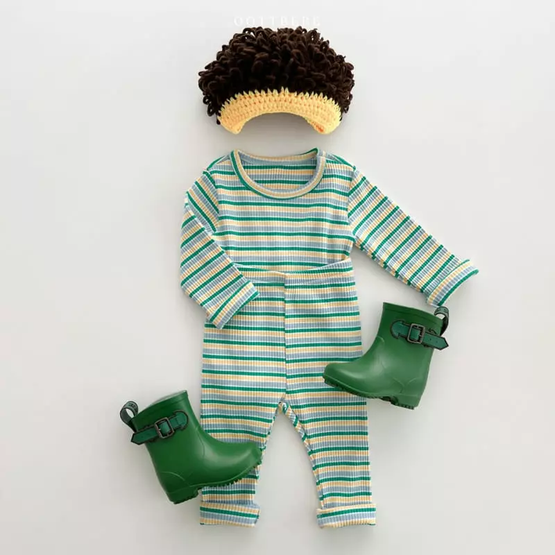 Oott Bebe - Korean Children Fashion - #minifashionista - Tomato Rib Easywear - 2