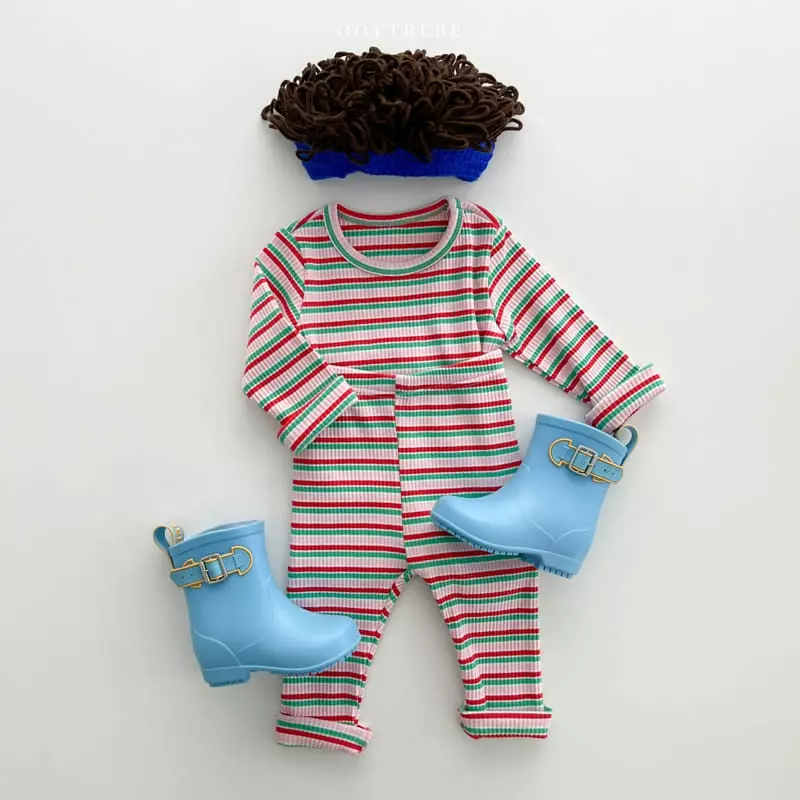 Oott Bebe - Korean Children Fashion - #prettylittlegirls - Tomato Rib Easywear - 3