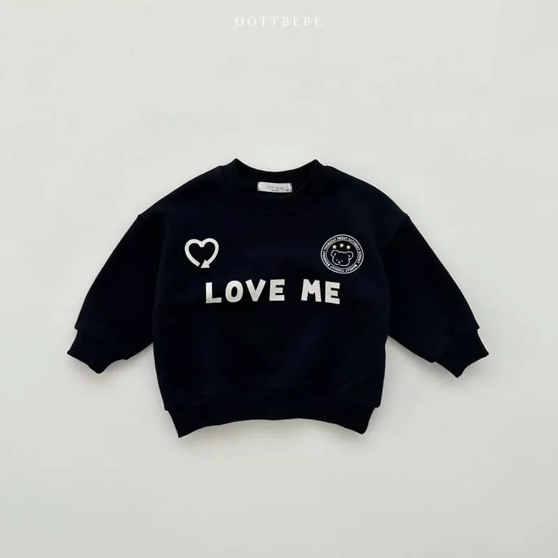 Oott Bebe - Korean Children Fashion - #prettylittlegirls - Love Me Heart Sweatshirt with Mom