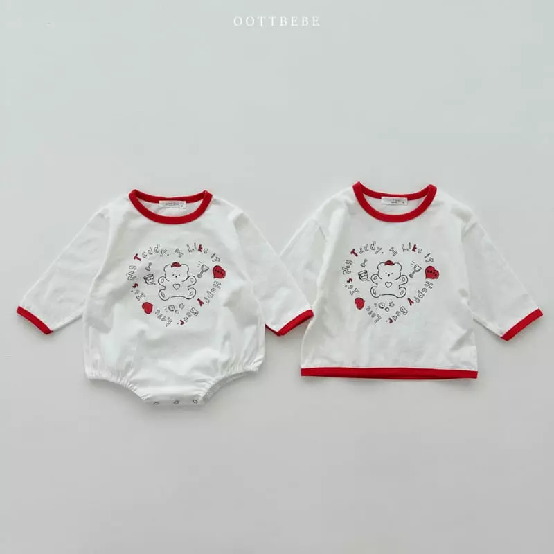 Oott Bebe - Korean Children Fashion - #prettylittlegirls - Sketch Piping Tee - 10