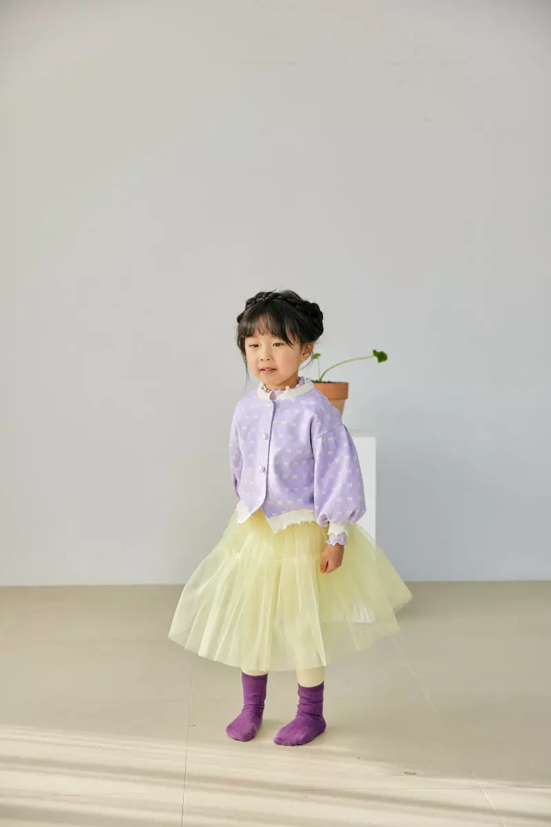 Orange Mom - Korean Children Fashion - #Kfashion4kids - Ribbon Cardigan - 6
