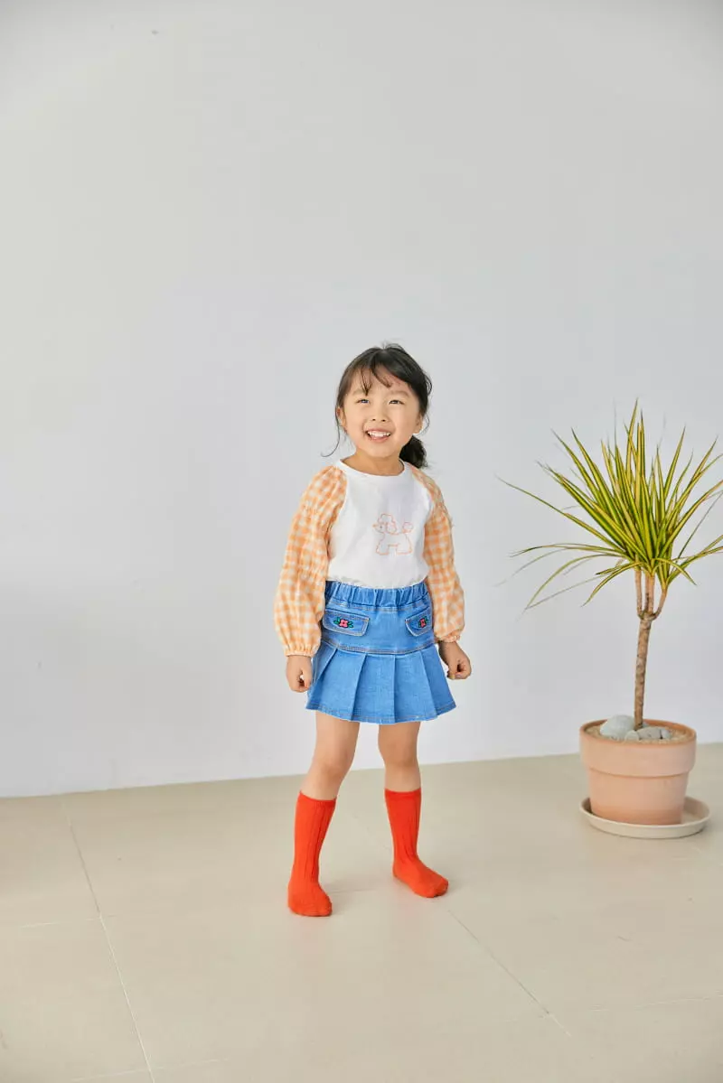 Orange Mom - Korean Children Fashion - #childofig - Poodle Tee - 2
