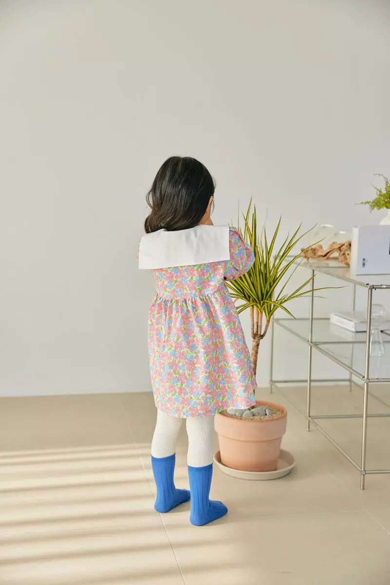 Orange Mom - Korean Children Fashion - #discoveringself - Flower Embrodiery One-piece - 11