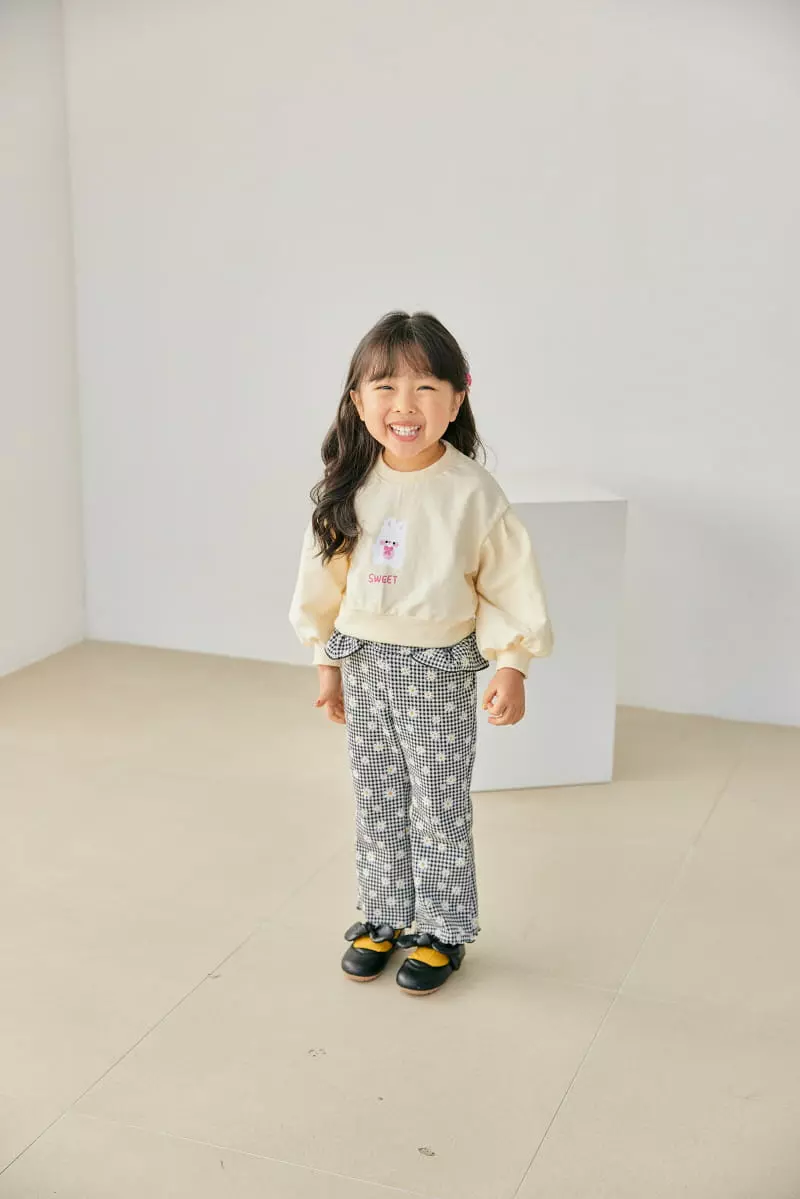 Orange Mom - Korean Children Fashion - #discoveringself - Rabbit Paint Tee - 3