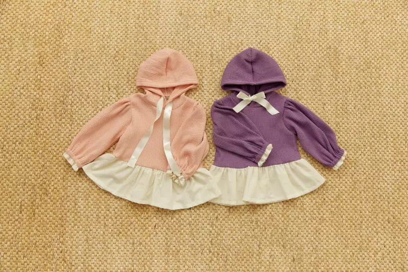 Orange Mom - Korean Children Fashion - #magicofchildhood - Hoody Long Tee - 12