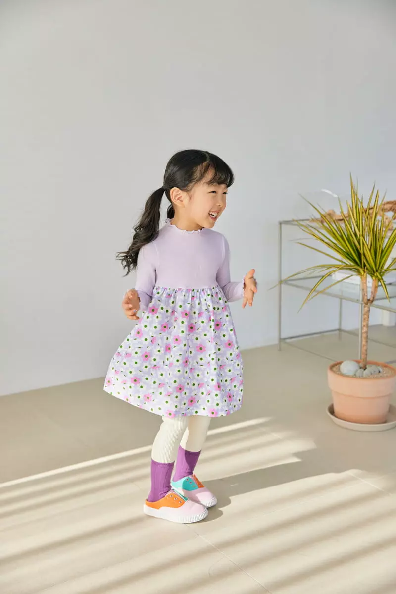 Orange Mom - Korean Children Fashion - #magicofchildhood - Rib Color One-piece - 9