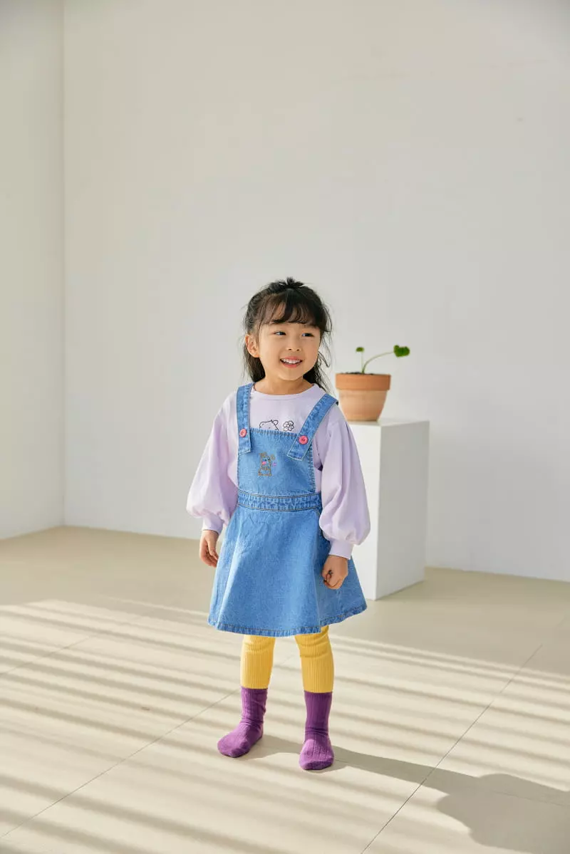Orange Mom - Korean Children Fashion - #minifashionista - Bear TEe - 11