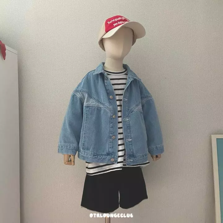 Otr - Korean Children Fashion - #Kfashion4kids - Puzzle Denim Jacket - 2