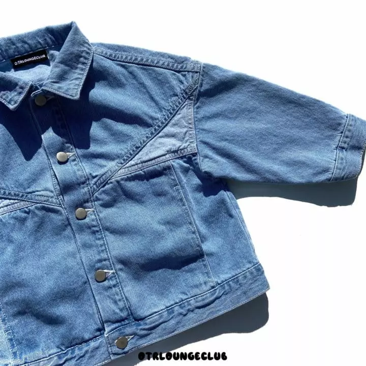 Otr - Korean Children Fashion - #kidzfashiontrend - Puzzle Denim Jacket