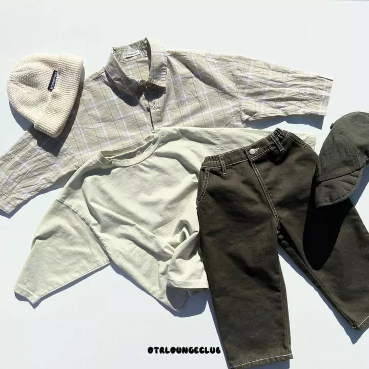 Otr - Korean Children Fashion - #littlefashionista - E Check Shirt - 2