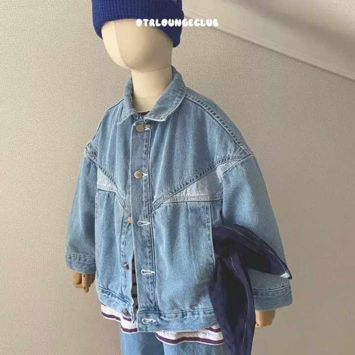 Otr - Korean Children Fashion - #littlefashionista - Puzzle Denim Jacket - 4