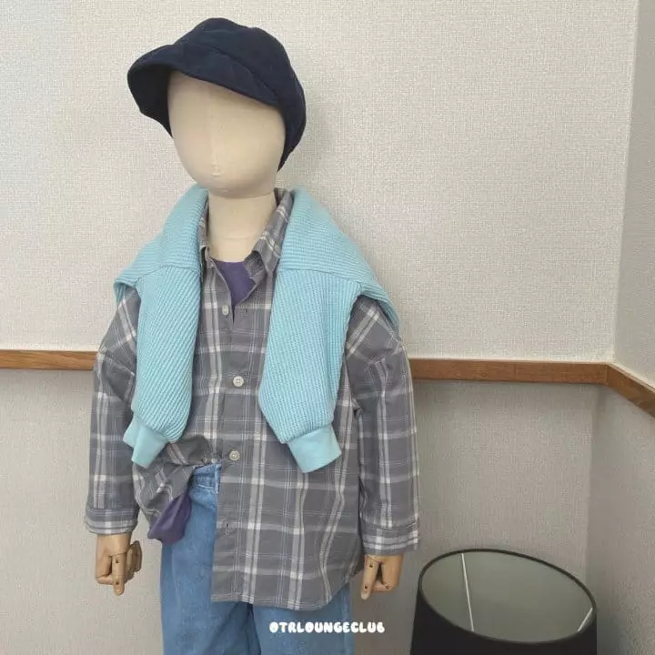 Otr - Korean Children Fashion - #magicofchildhood - E Check Shirt - 4
