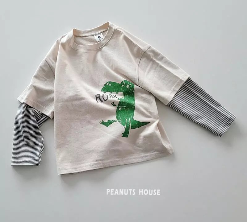 Peanuts - Korean Children Fashion - #childofig - Dino Tee - 2