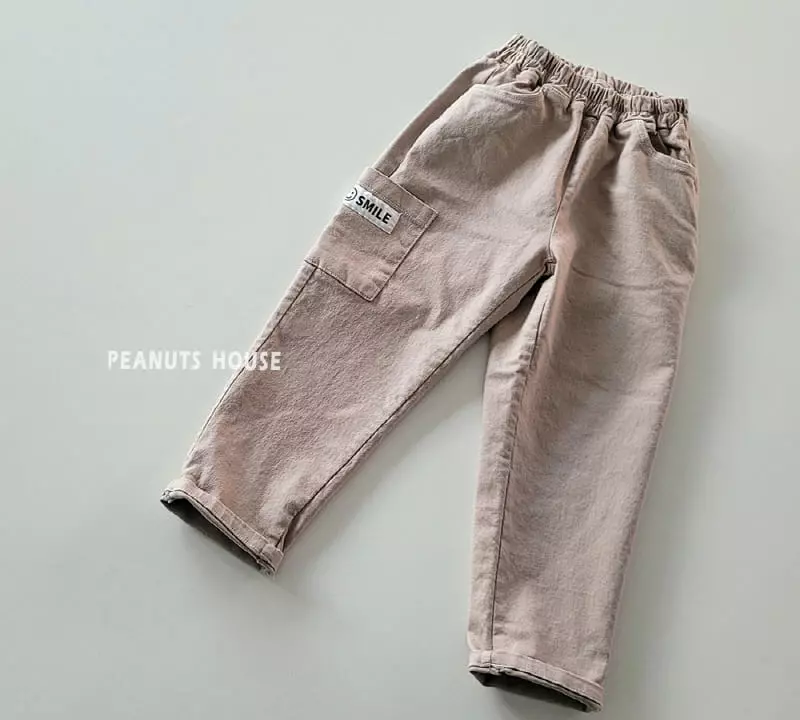 Peanuts - Korean Children Fashion - #designkidswear - Label Pants - 2