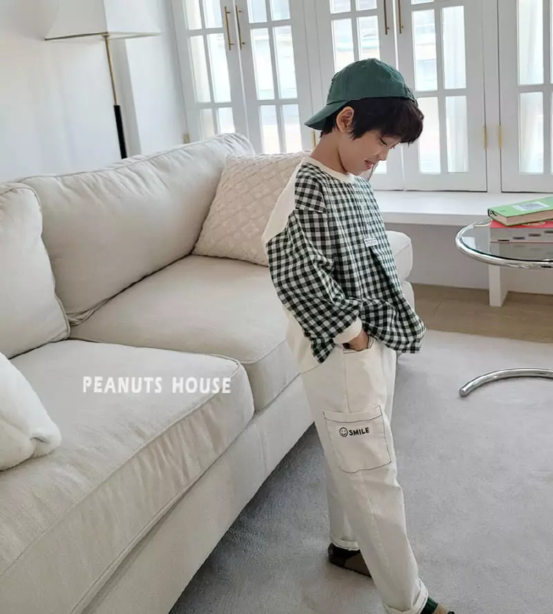 Peanuts - Korean Children Fashion - #fashionkids - Check Tee - 9