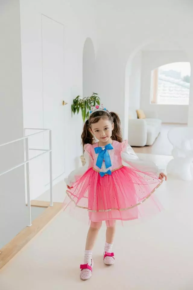 Pink Berry - Korean Children Fashion - #littlefashionista - Pink Pink One-piece - 3