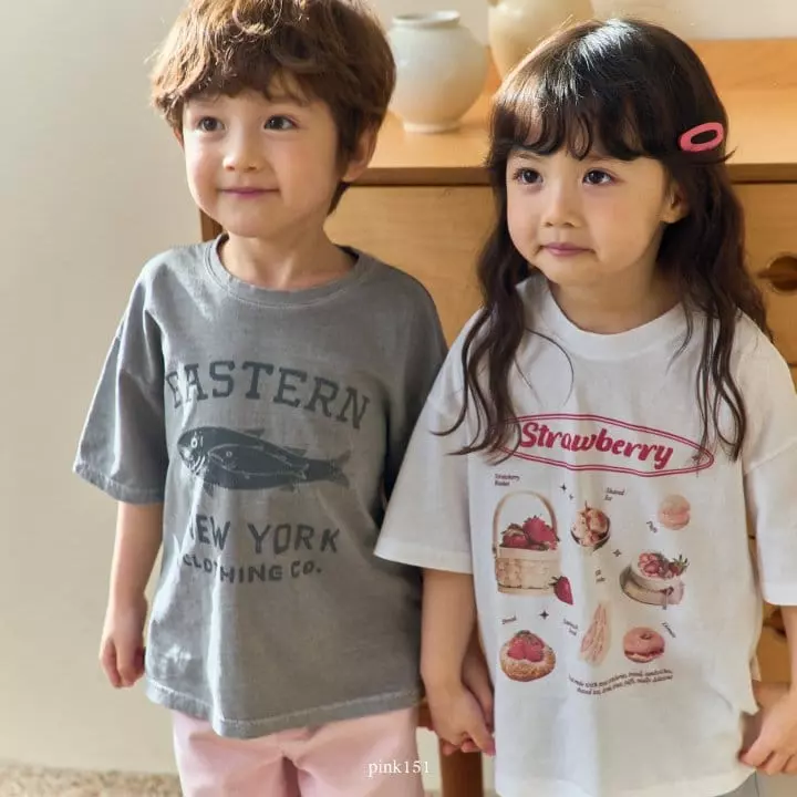 Pink151 - Korean Children Fashion - #Kfashion4kids - Fish Dyeing Short Sleeves Tee - 7