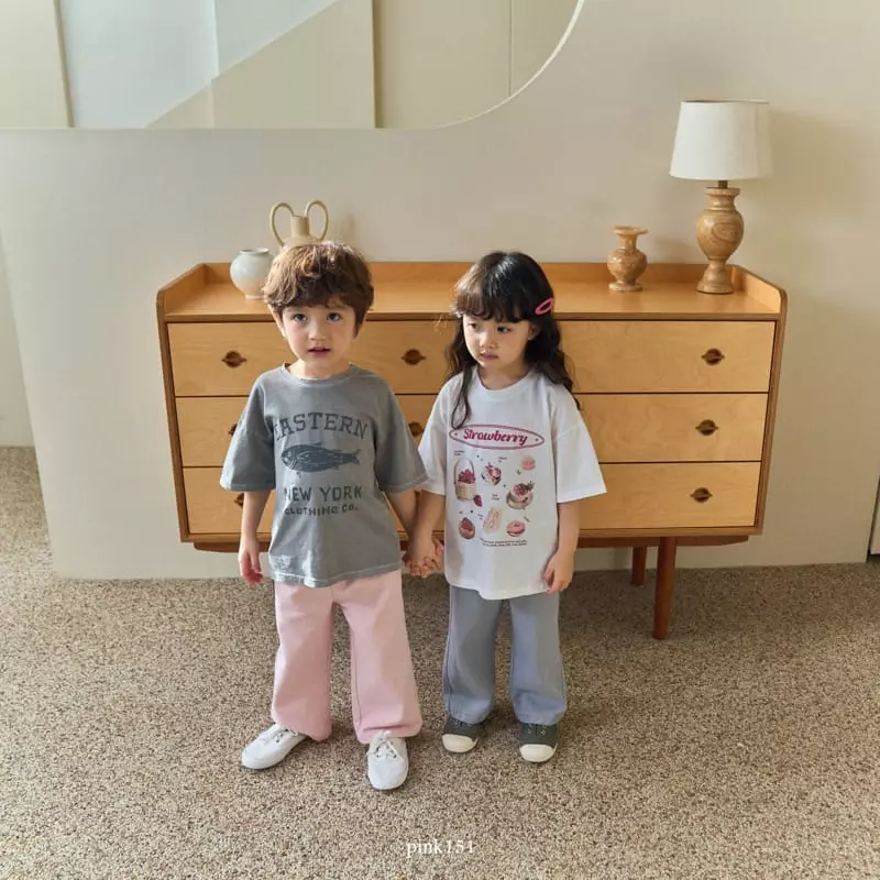 Pink151 - Korean Children Fashion - #childrensboutique - Strawberry Short Sleeves Tee - 2