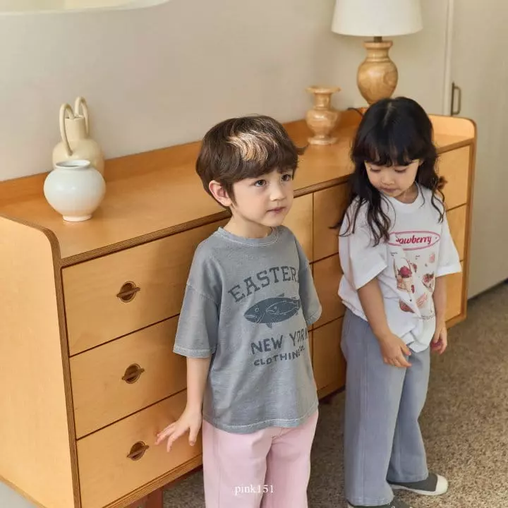 Pink151 - Korean Children Fashion - #kidsstore - Fish Dyeing Short Sleeves Tee - 5