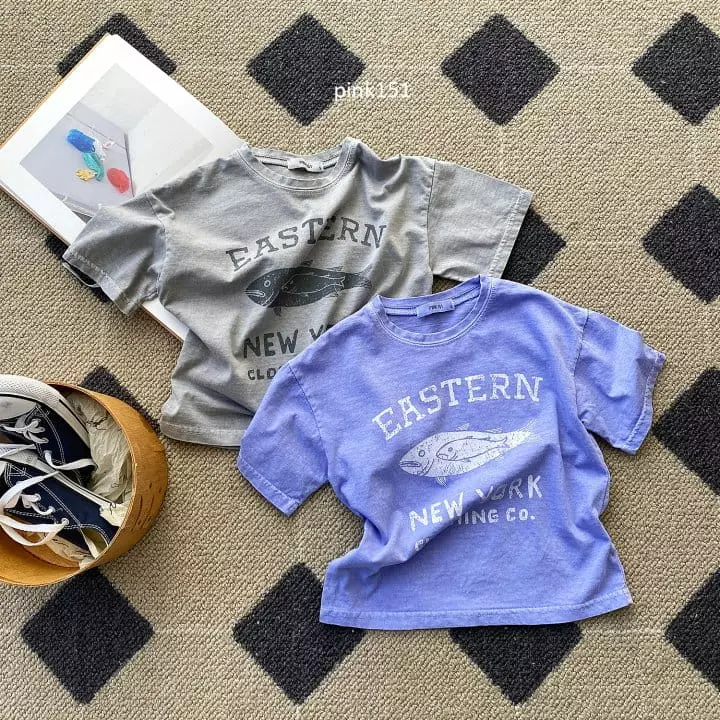 Pink151 - Korean Children Fashion - #littlefashionista - Fish Dyeing Short Sleeves Tee - 8
