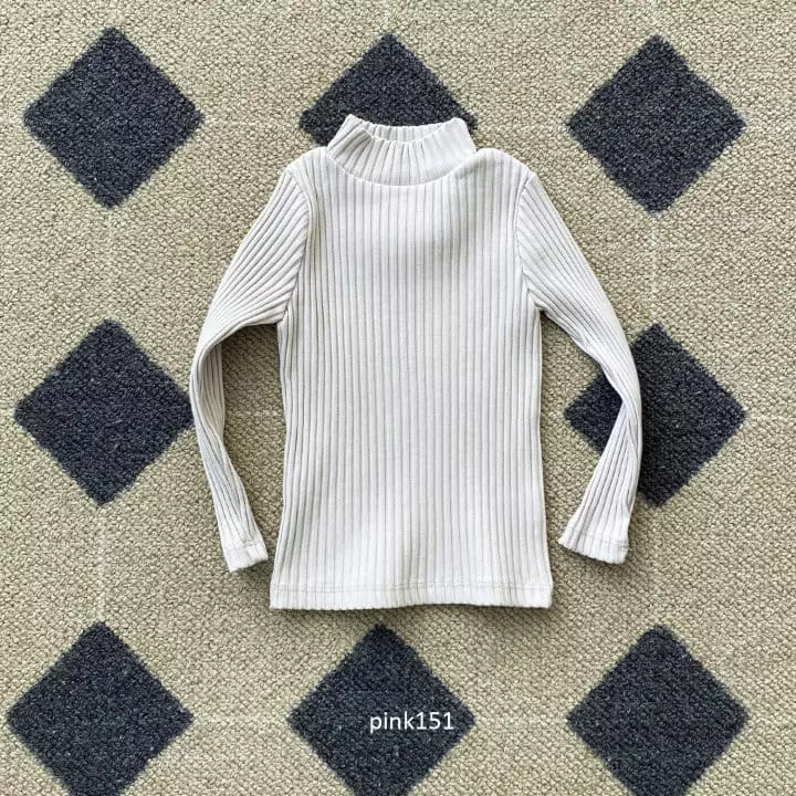 Pink151 - Korean Children Fashion - #littlefashionista - Slim Half Turtleneck Tee - 6