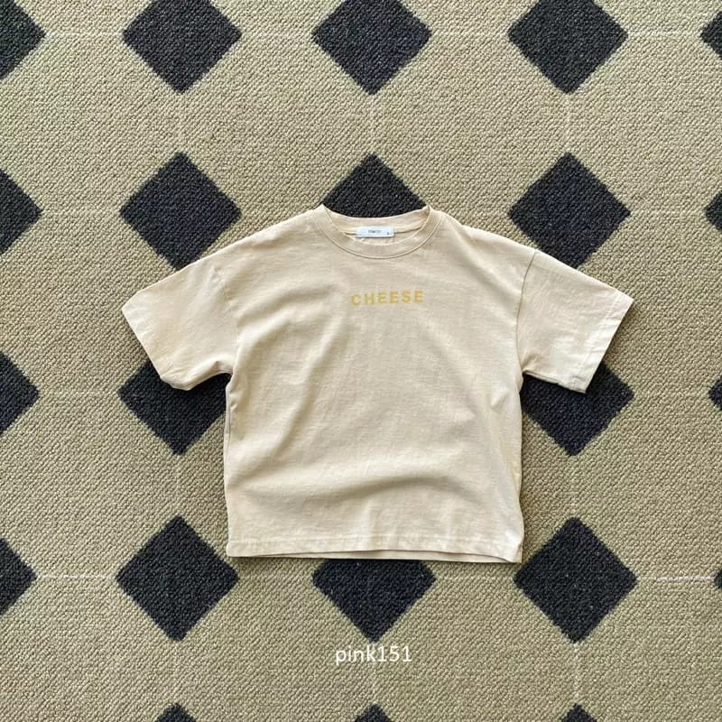 Pink151 - Korean Children Fashion - #magicofchildhood - Cheese Short Sleeves Tee - 12
