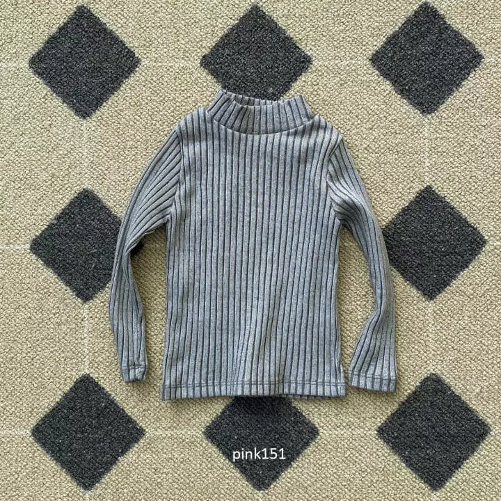 Pink151 - Korean Children Fashion - #magicofchildhood - Slim Half Turtleneck Tee - 7