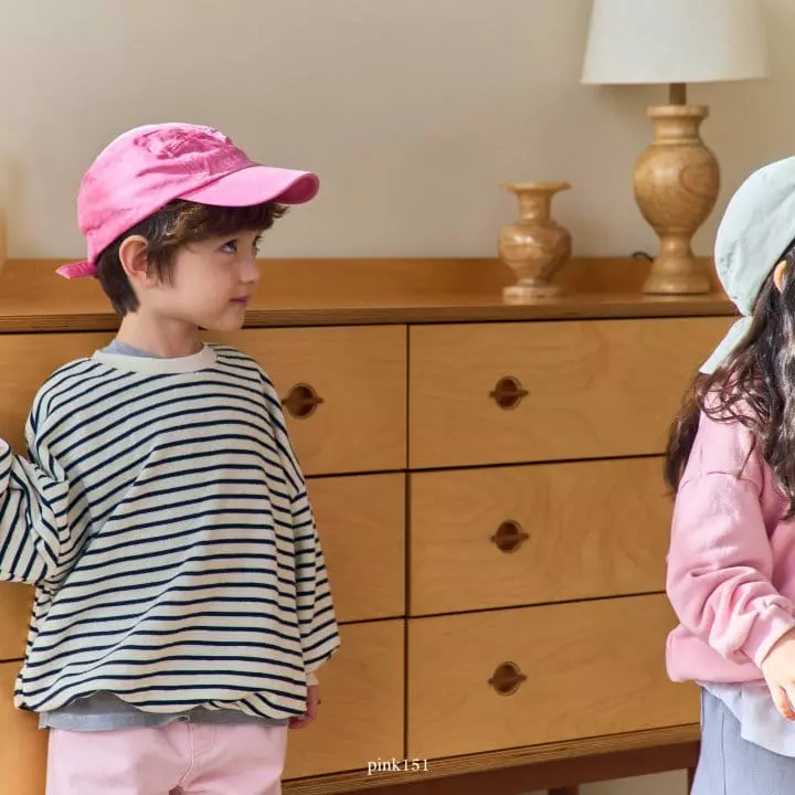 Pink151 - Korean Children Fashion - #magicofchildhood - Circle Stripes Sweatshirt - 3