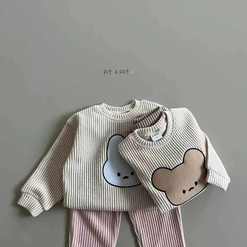 Pitapat - Korean Children Fashion - #discoveringself - Friends Top Bottom Set - 7
