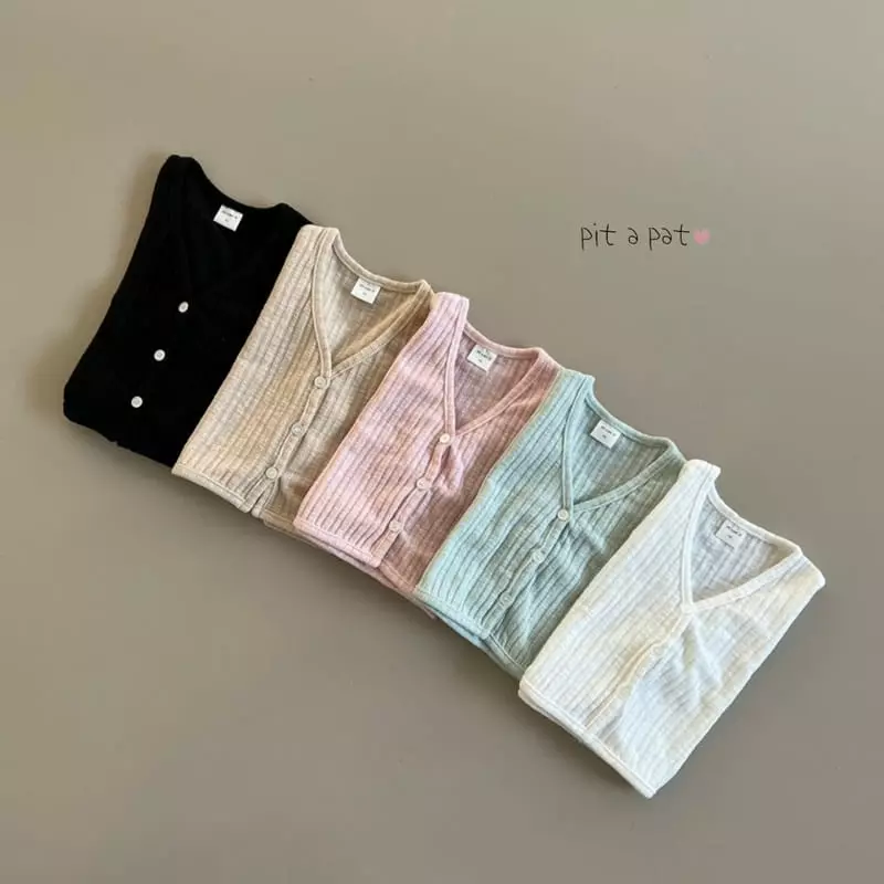 Pitapat - Korean Children Fashion - #fashionkids - Candy Rib Cardigan - 6