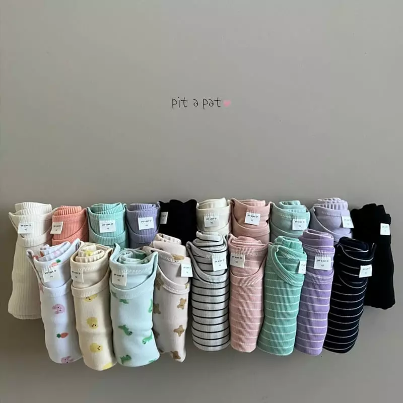 Pitapat - Korean Children Fashion - #magicofchildhood - Sticky Stripes Easywear - 10