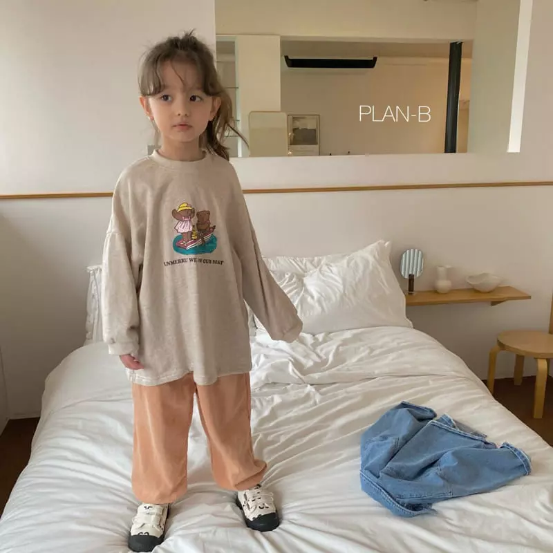 Plan B - Korean Children Fashion - #Kfashion4kids - Boat Bear Tee - 5