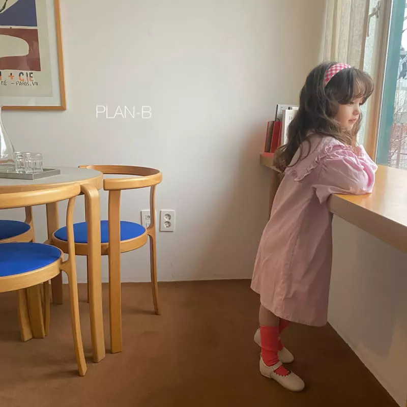 Plan B - Korean Children Fashion - #childofig - Spring Collar One-piece - 4
