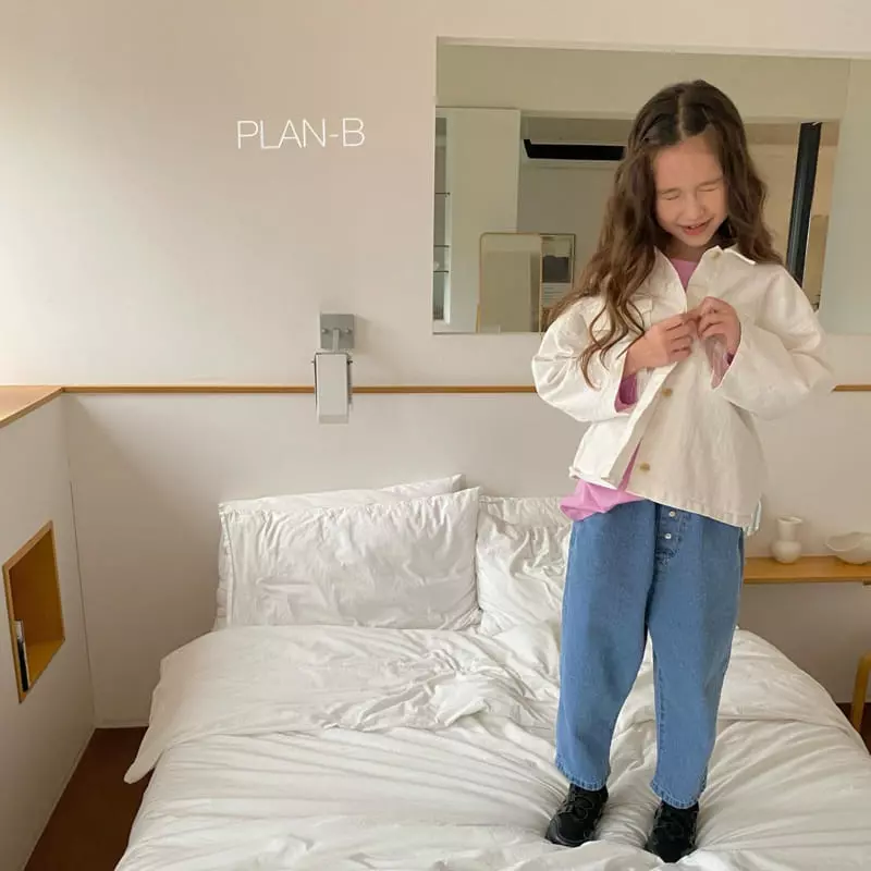 Plan B - Korean Children Fashion - #childofig - Spring Button Jeans - 10