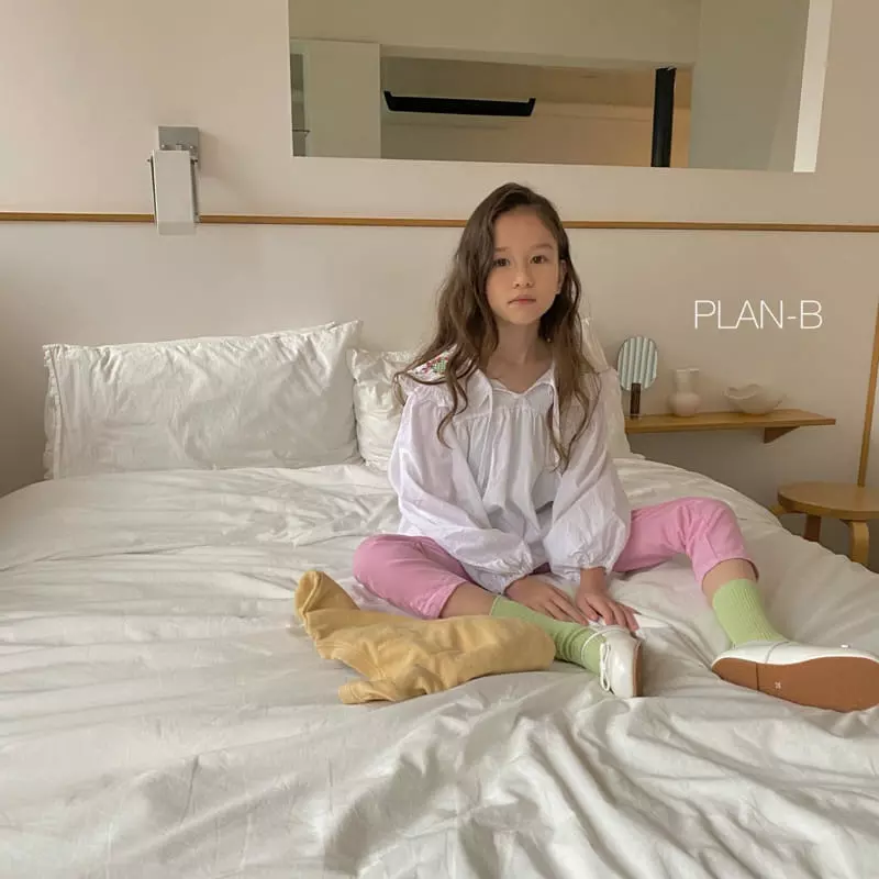 Plan B - Korean Children Fashion - #designkidswear - Flower Embrodiery Blouse - 8