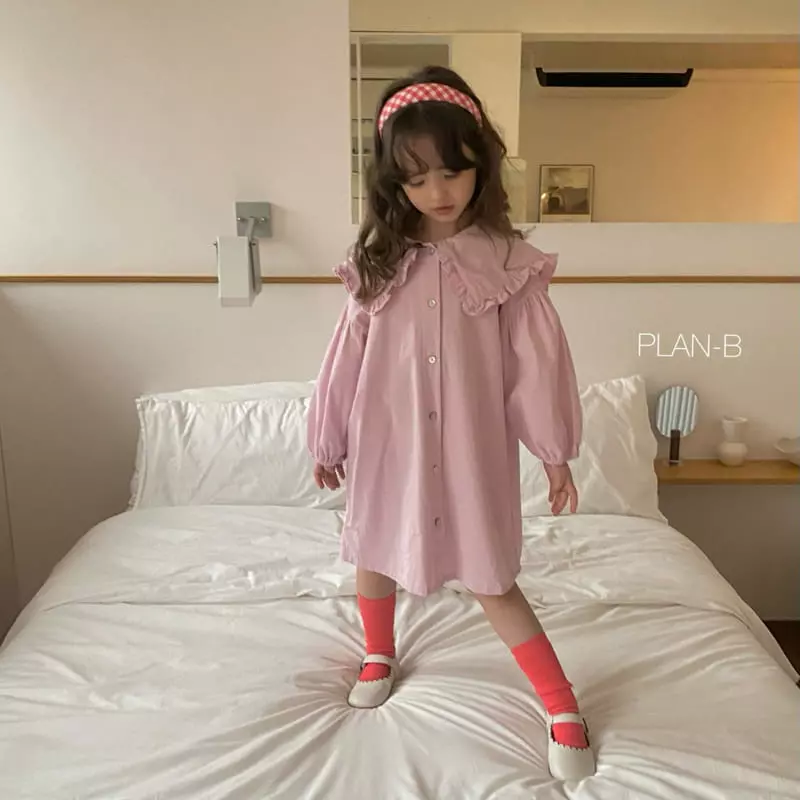 Plan B - Korean Children Fashion - #designkidswear - Spring Collar One-piece - 6