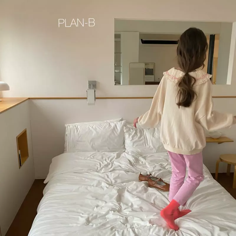 Plan B - Korean Children Fashion - #discoveringself - Ribbon Embroidery SWEatshirt - 2