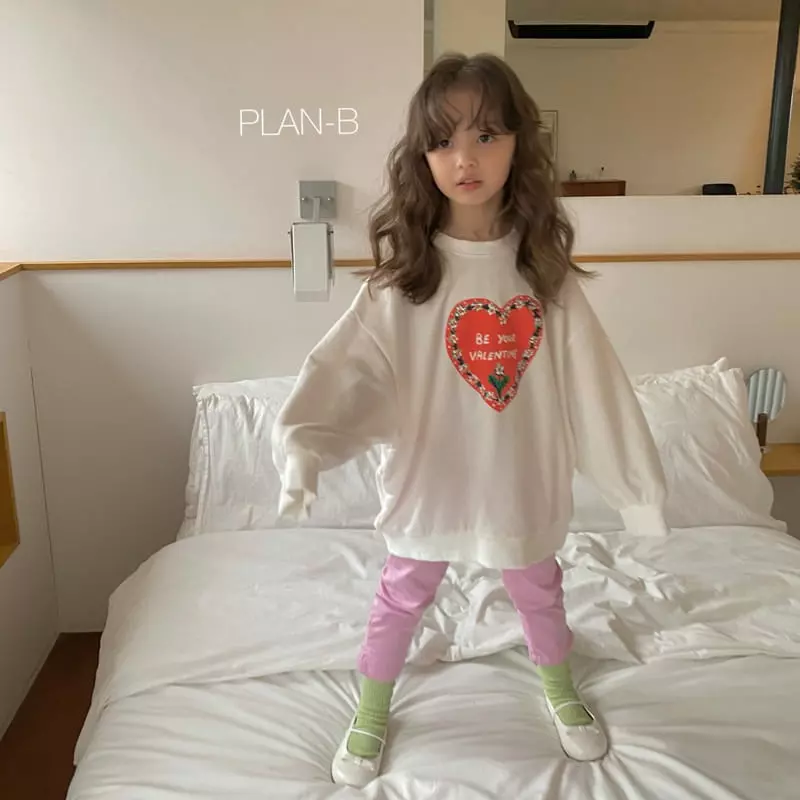 Plan B - Korean Children Fashion - #fashionkids - Heart Paint Sweatshirt - 5