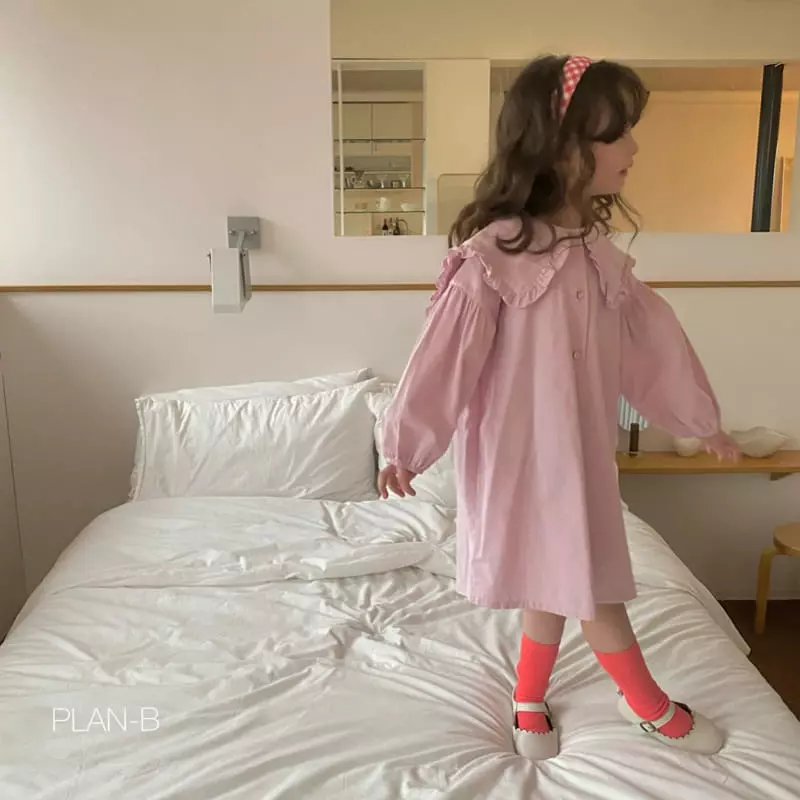 Plan B - Korean Children Fashion - #kidsshorts - Spring Collar One-piece - 9