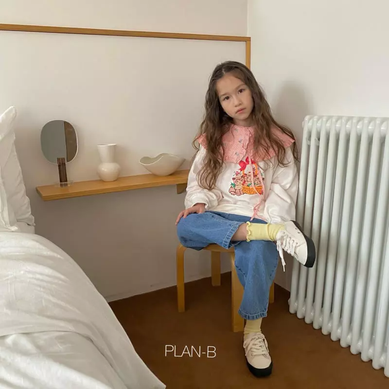Plan B - Korean Children Fashion - #littlefashionista - Kitty Paint SWEatshirt - 9