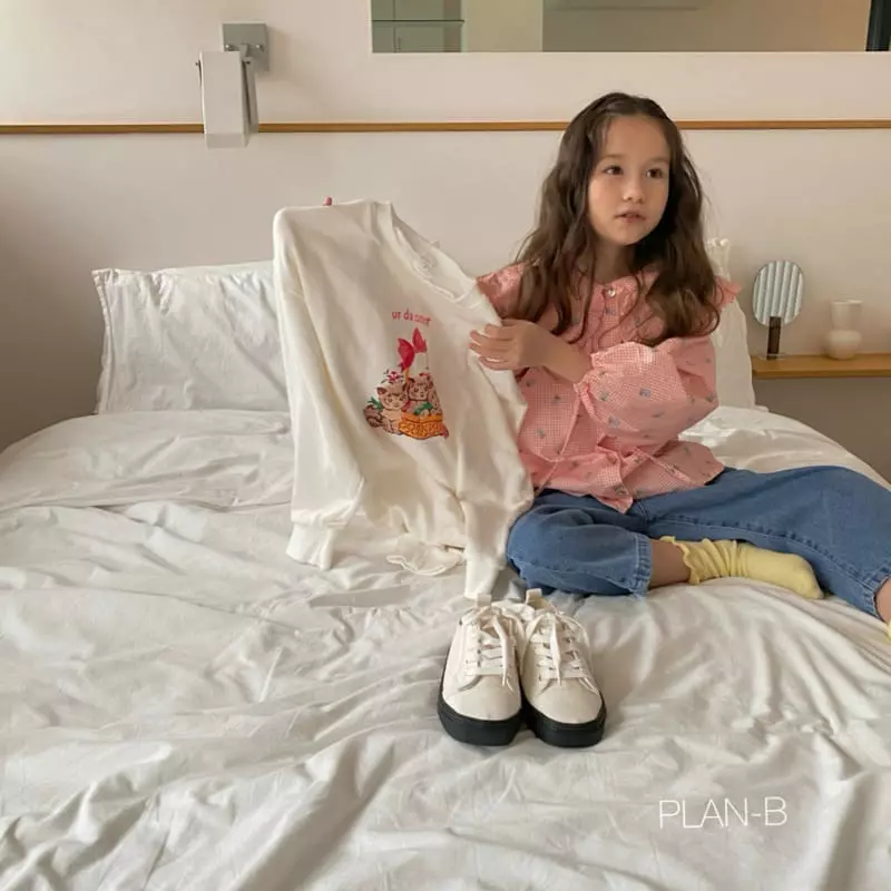 Plan B - Korean Children Fashion - #minifashionista - Kitty Paint SWEatshirt - 11