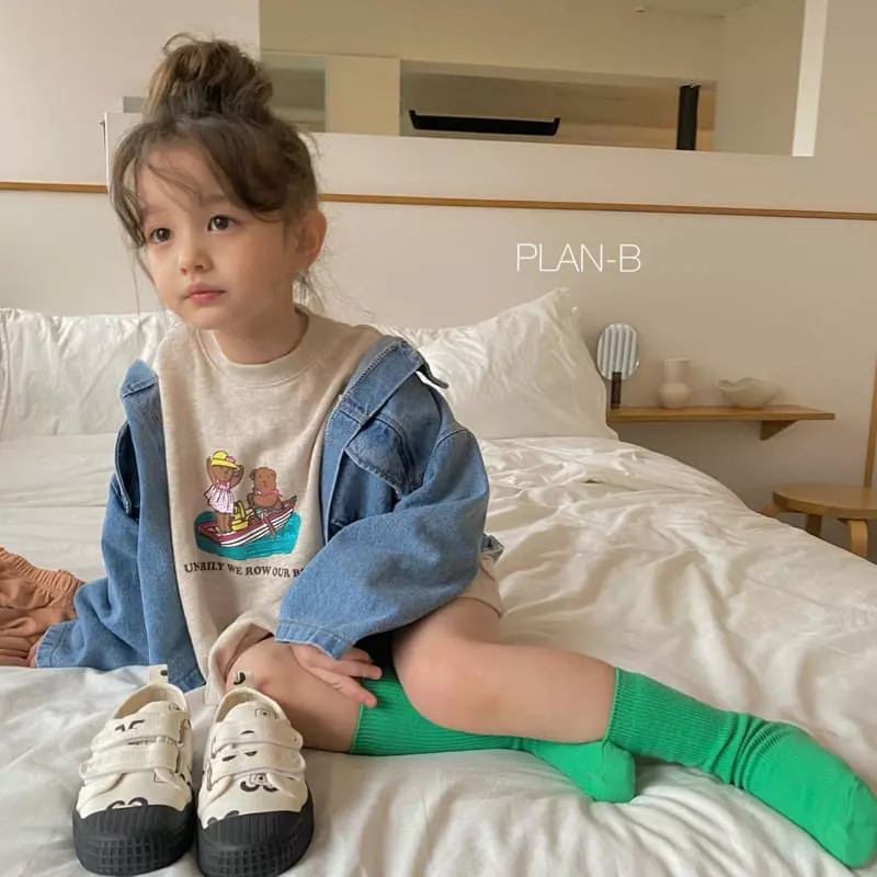 Plan B - Korean Children Fashion - #minifashionista - Boat Bear Tee - 8