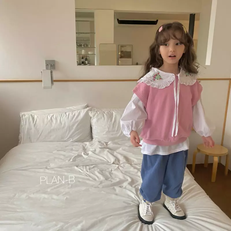 Plan B - Korean Children Fashion - #minifashionista - Flower Embrodiery Blouse - 4