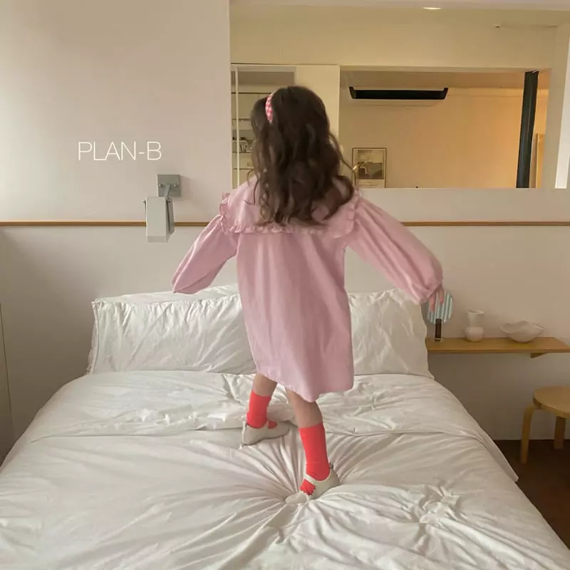 Plan B - Korean Children Fashion - #prettylittlegirls - Spring Collar One-piece - 2