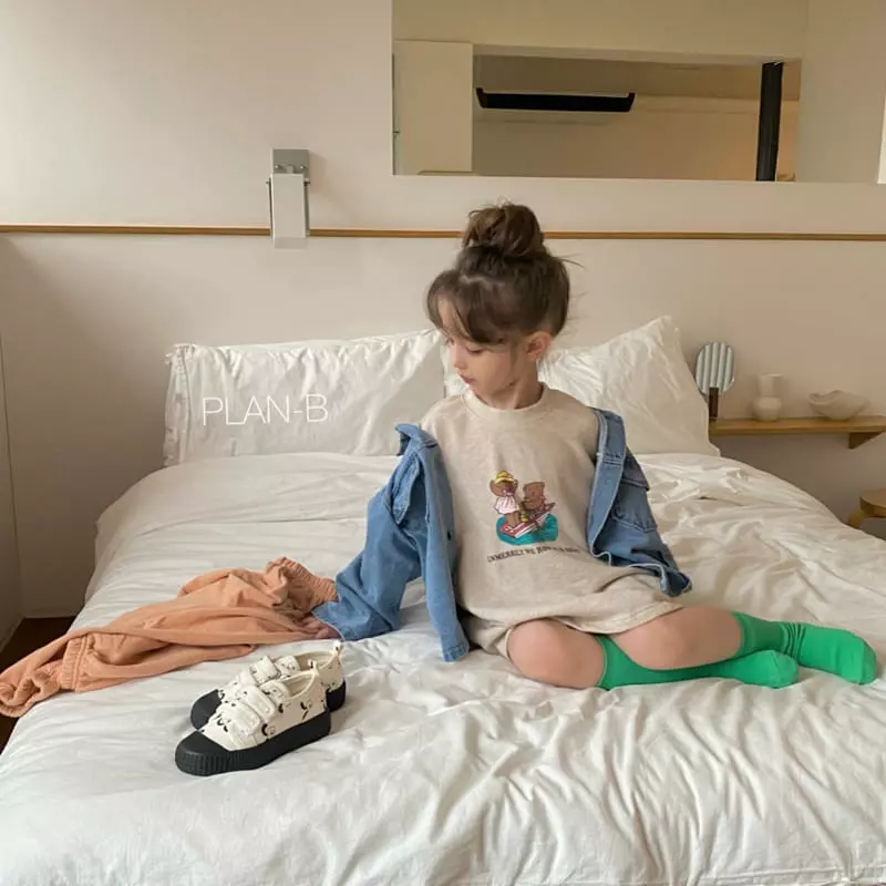 Plan B - Korean Children Fashion - #prettylittlegirls - Boat Bear Tee - 9