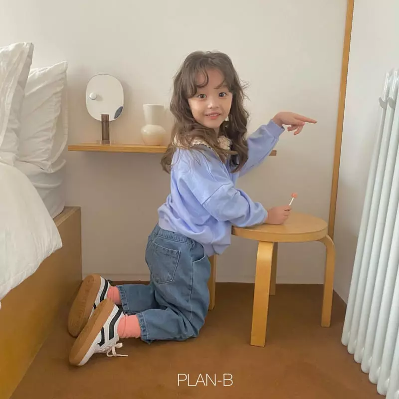 Plan B - Korean Children Fashion - #todddlerfashion - Ribbon Embroidery SWEatshirt - 12