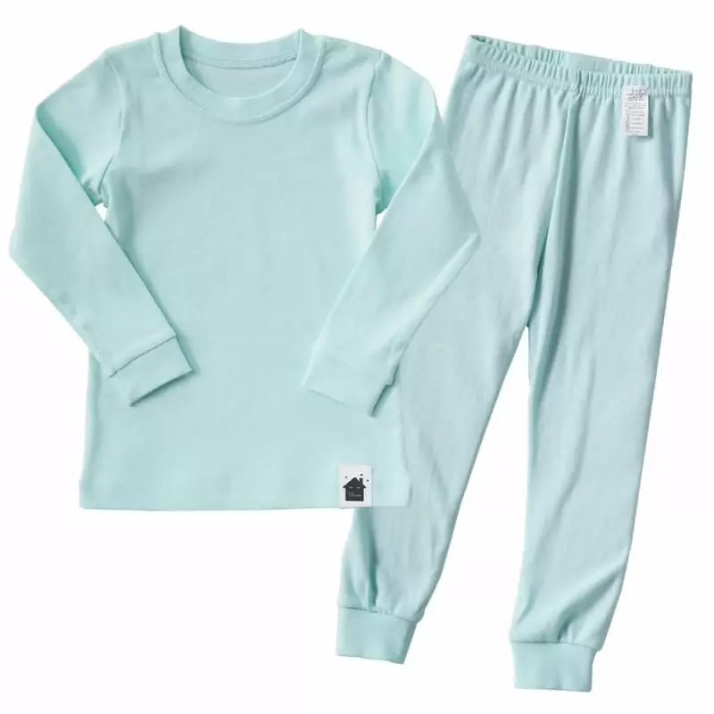 Puco - Korean Children Fashion - #kidzfashiontrend - 30 Fraise Slim Fit Long Soft Solid Mint Easywear