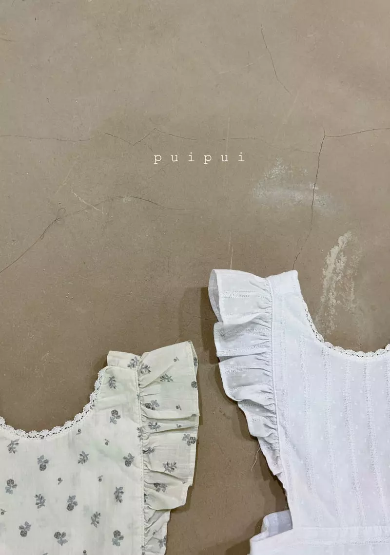 Puipui - Korean Baby Fashion - #babyboutiqueclothing - Apron One-piece with Bonnet