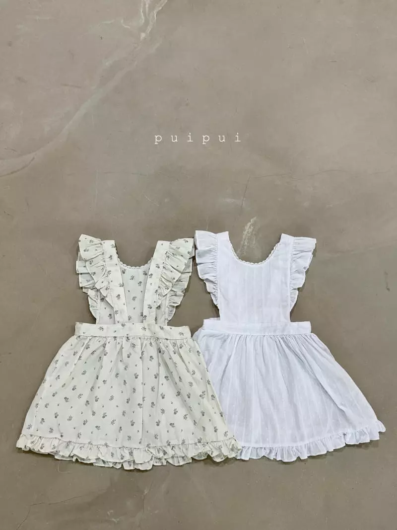 Puipui - Korean Baby Fashion - #babyoutfit - Apron One-piece with Bonnet - 10